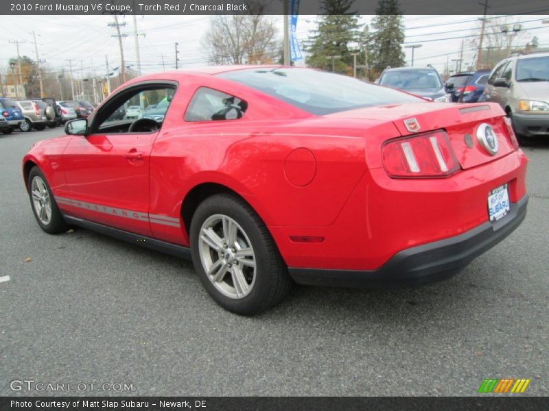 Torch Red / Charcoal Black 2010 Ford Mustang V6 Coupe