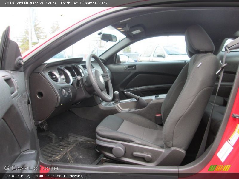 Torch Red / Charcoal Black 2010 Ford Mustang V6 Coupe