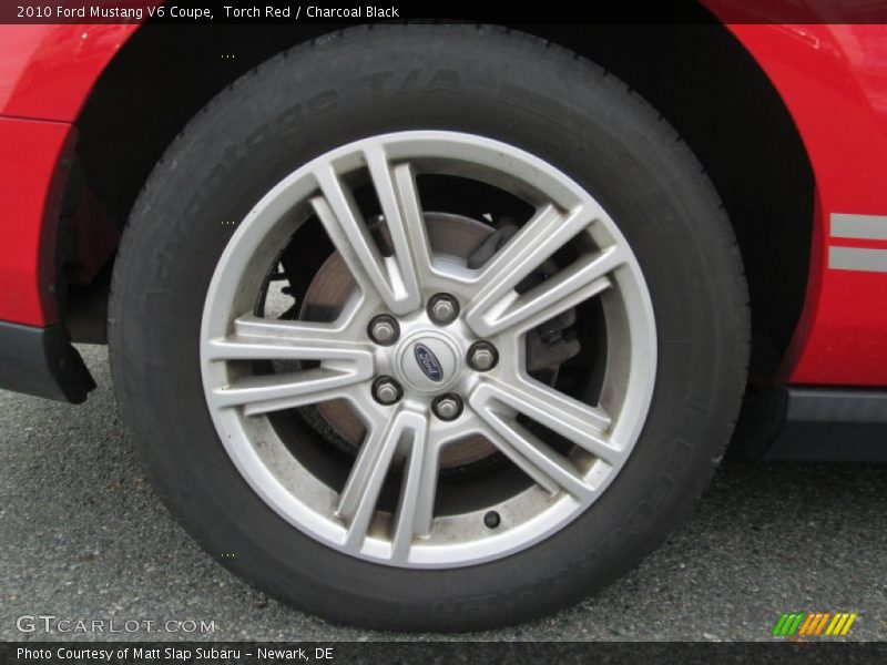 Torch Red / Charcoal Black 2010 Ford Mustang V6 Coupe