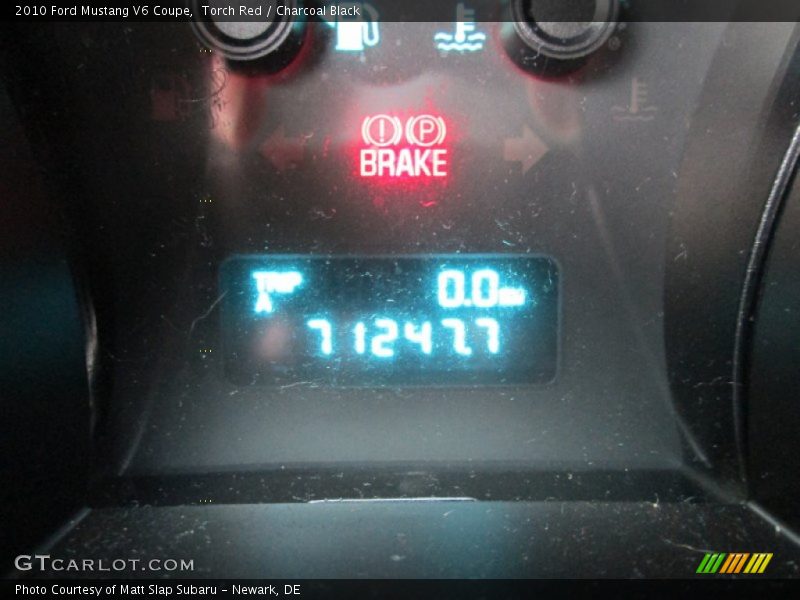 Torch Red / Charcoal Black 2010 Ford Mustang V6 Coupe