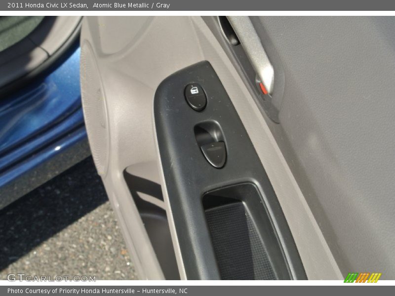 Atomic Blue Metallic / Gray 2011 Honda Civic LX Sedan