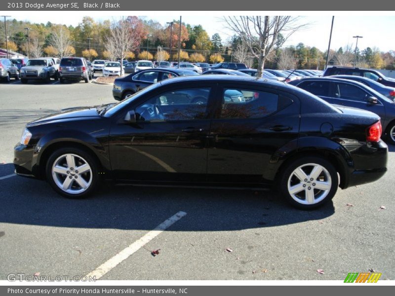 Black / Black 2013 Dodge Avenger SE