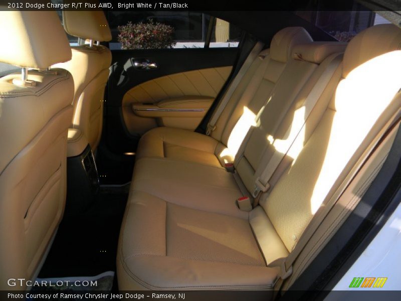 Rear Seat of 2012 Charger R/T Plus AWD