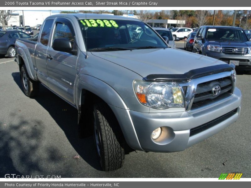 Silver Streak Mica / Graphite Gray 2006 Toyota Tacoma V6 PreRunner Access Cab