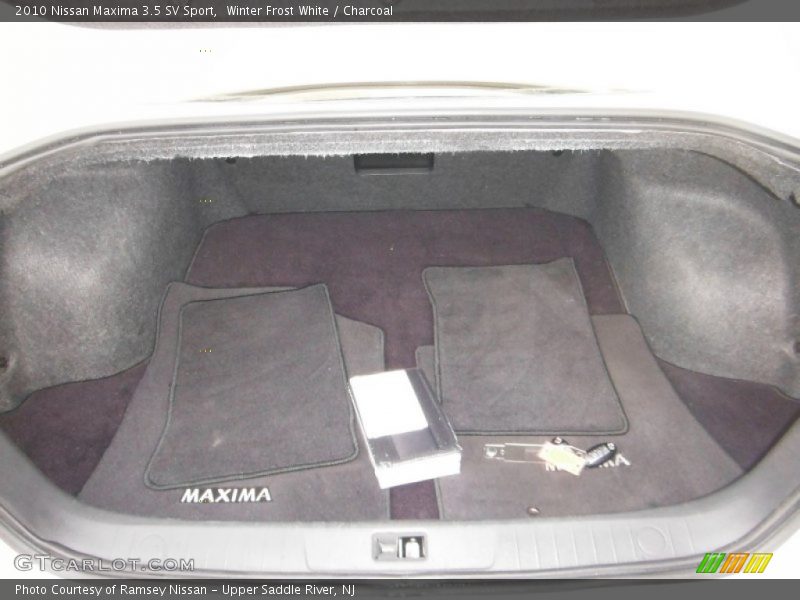 Winter Frost White / Charcoal 2010 Nissan Maxima 3.5 SV Sport