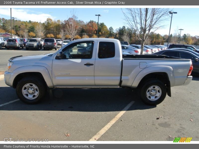 Silver Streak Mica / Graphite Gray 2006 Toyota Tacoma V6 PreRunner Access Cab
