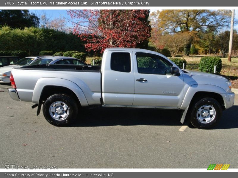Silver Streak Mica / Graphite Gray 2006 Toyota Tacoma V6 PreRunner Access Cab