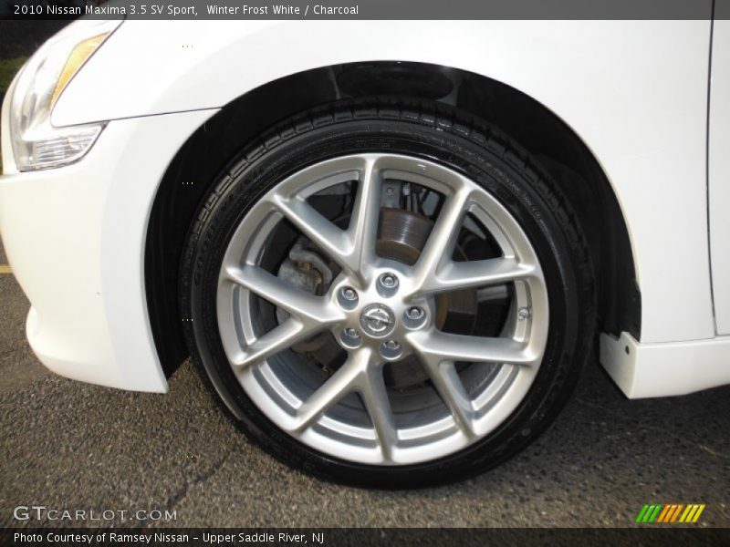 Winter Frost White / Charcoal 2010 Nissan Maxima 3.5 SV Sport