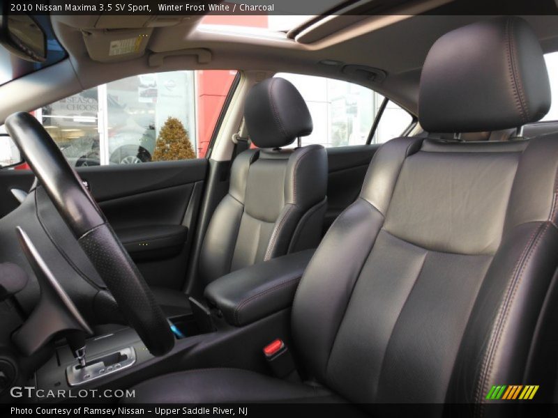 Winter Frost White / Charcoal 2010 Nissan Maxima 3.5 SV Sport