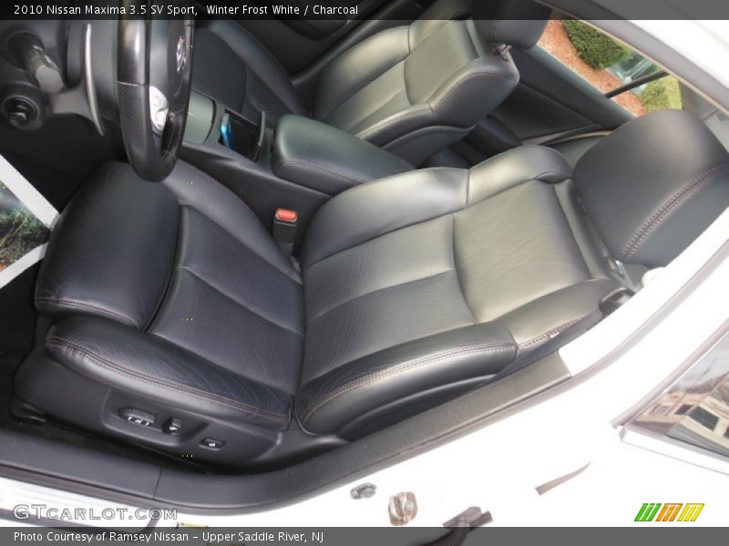 Winter Frost White / Charcoal 2010 Nissan Maxima 3.5 SV Sport