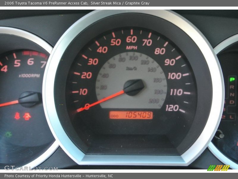 Silver Streak Mica / Graphite Gray 2006 Toyota Tacoma V6 PreRunner Access Cab