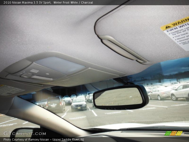 Winter Frost White / Charcoal 2010 Nissan Maxima 3.5 SV Sport