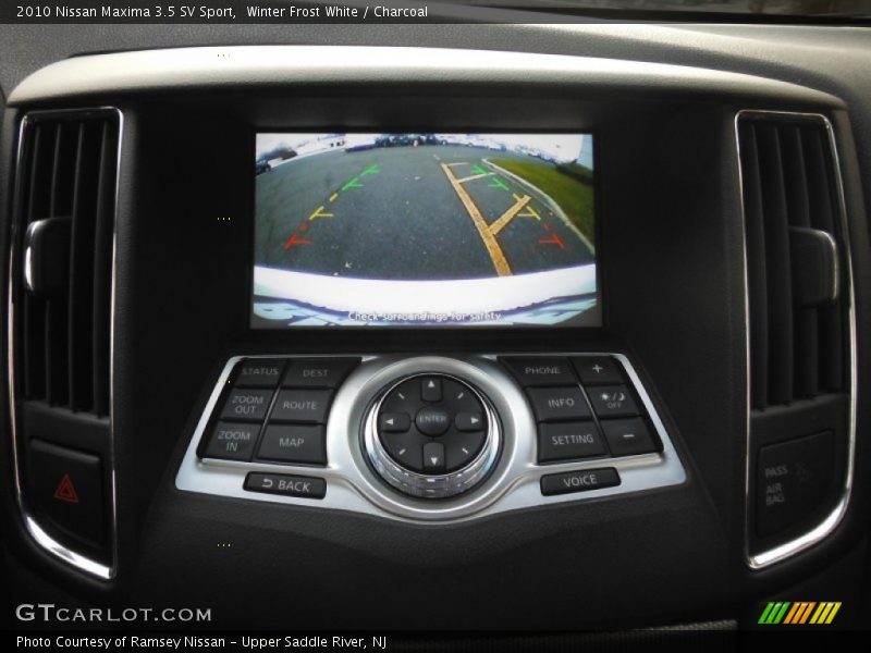 Winter Frost White / Charcoal 2010 Nissan Maxima 3.5 SV Sport