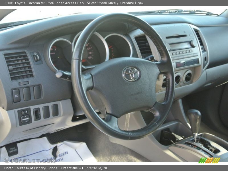 Silver Streak Mica / Graphite Gray 2006 Toyota Tacoma V6 PreRunner Access Cab