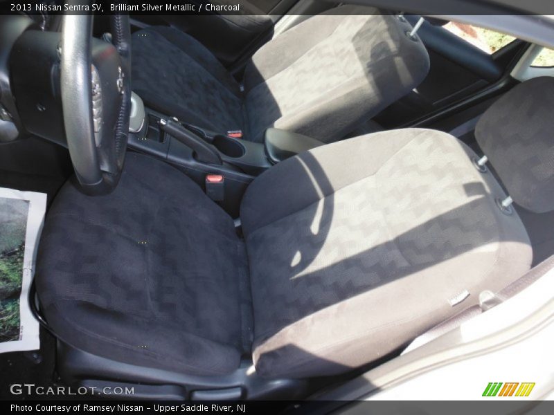 Brilliant Silver Metallic / Charcoal 2013 Nissan Sentra SV