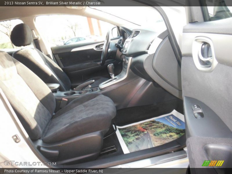 Brilliant Silver Metallic / Charcoal 2013 Nissan Sentra SV