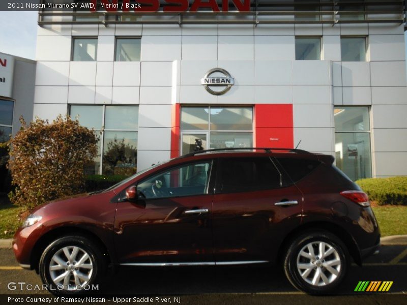 Merlot / Black 2011 Nissan Murano SV AWD