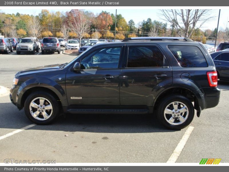 Black Pearl Slate Metallic / Charcoal 2008 Ford Escape Limited 4WD