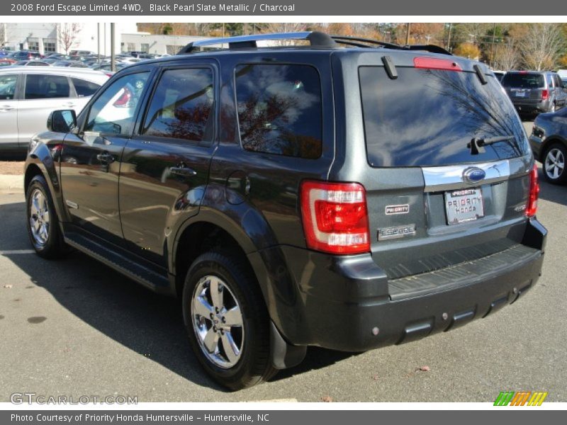 Black Pearl Slate Metallic / Charcoal 2008 Ford Escape Limited 4WD