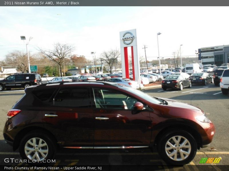 Merlot / Black 2011 Nissan Murano SV AWD