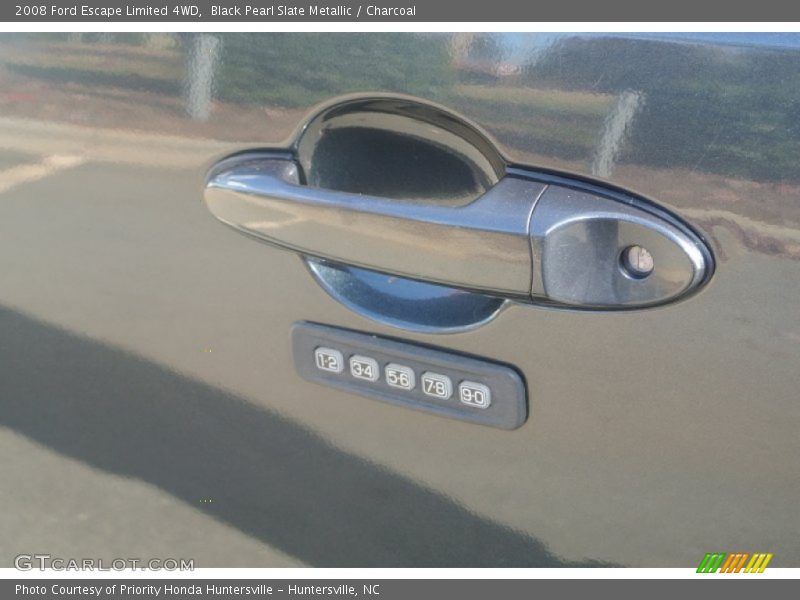 Black Pearl Slate Metallic / Charcoal 2008 Ford Escape Limited 4WD