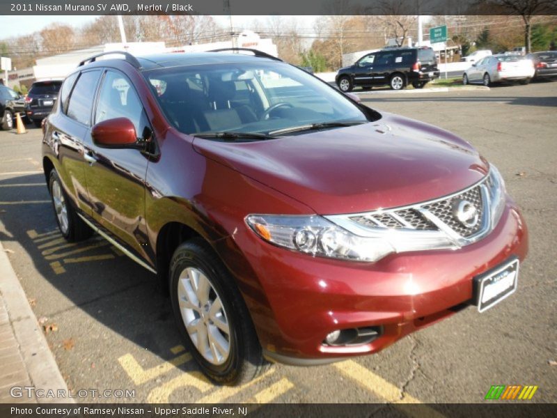 Merlot / Black 2011 Nissan Murano SV AWD