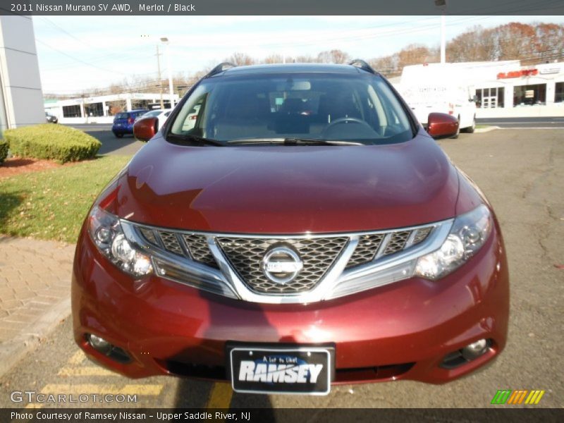 Merlot / Black 2011 Nissan Murano SV AWD