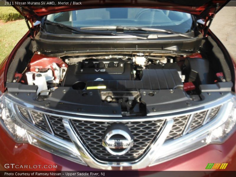 Merlot / Black 2011 Nissan Murano SV AWD