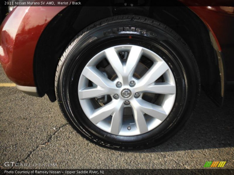 Merlot / Black 2011 Nissan Murano SV AWD