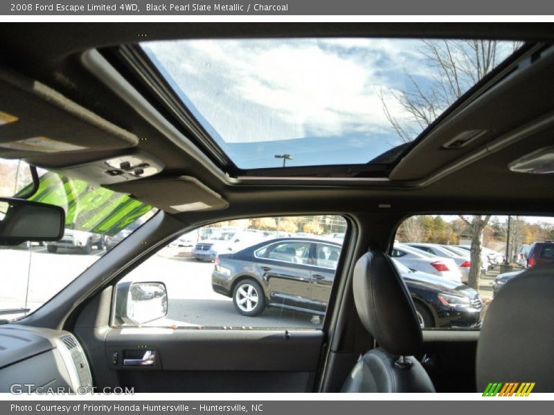 Black Pearl Slate Metallic / Charcoal 2008 Ford Escape Limited 4WD