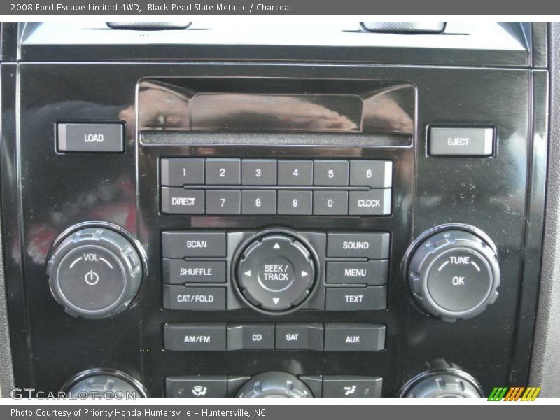 Black Pearl Slate Metallic / Charcoal 2008 Ford Escape Limited 4WD