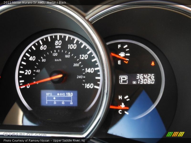 Merlot / Black 2011 Nissan Murano SV AWD