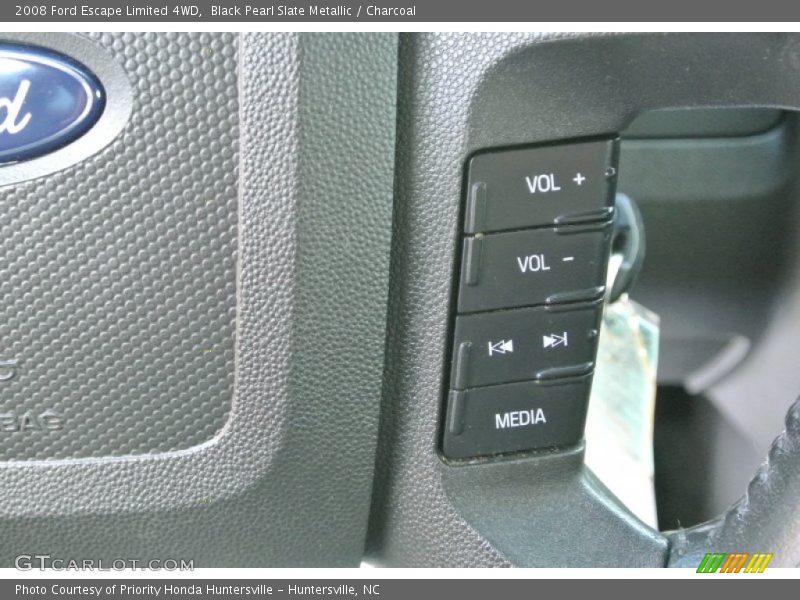 Black Pearl Slate Metallic / Charcoal 2008 Ford Escape Limited 4WD