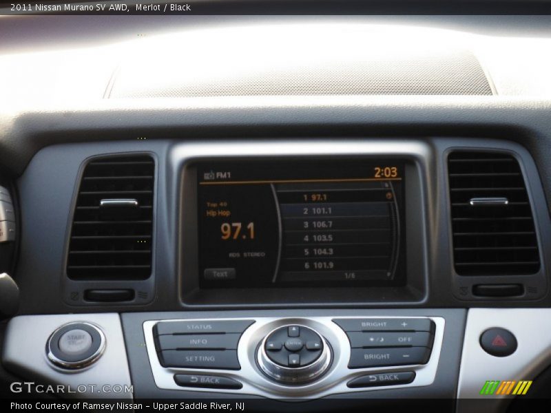 Merlot / Black 2011 Nissan Murano SV AWD