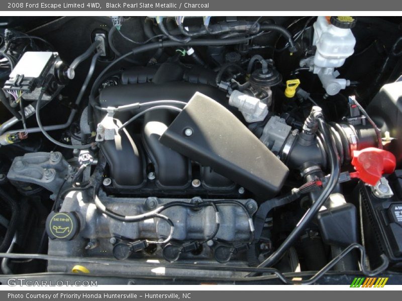 Black Pearl Slate Metallic / Charcoal 2008 Ford Escape Limited 4WD