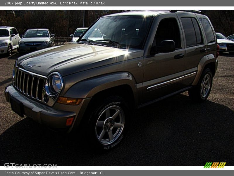 Light Khaki Metallic / Khaki 2007 Jeep Liberty Limited 4x4