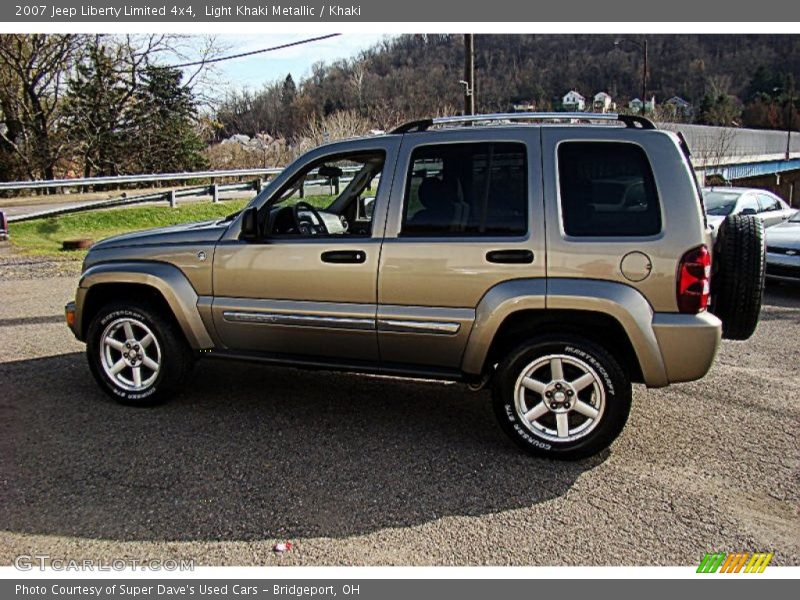 Light Khaki Metallic / Khaki 2007 Jeep Liberty Limited 4x4