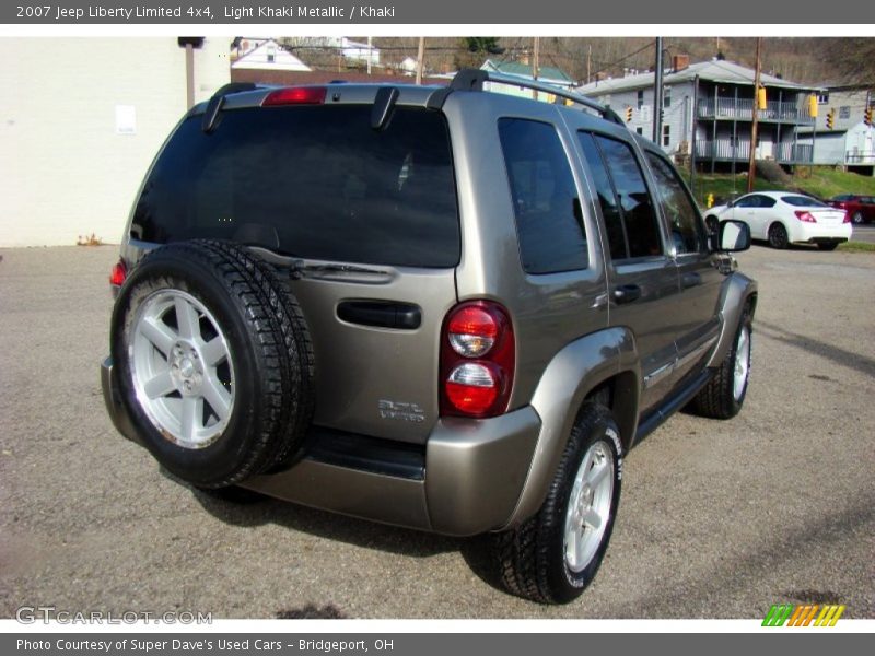 Light Khaki Metallic / Khaki 2007 Jeep Liberty Limited 4x4