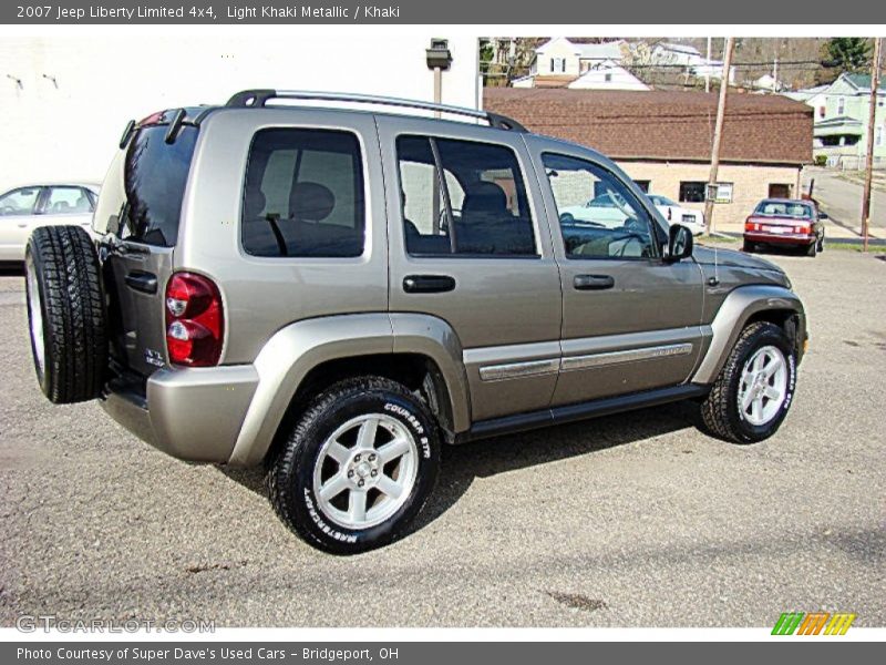 Light Khaki Metallic / Khaki 2007 Jeep Liberty Limited 4x4