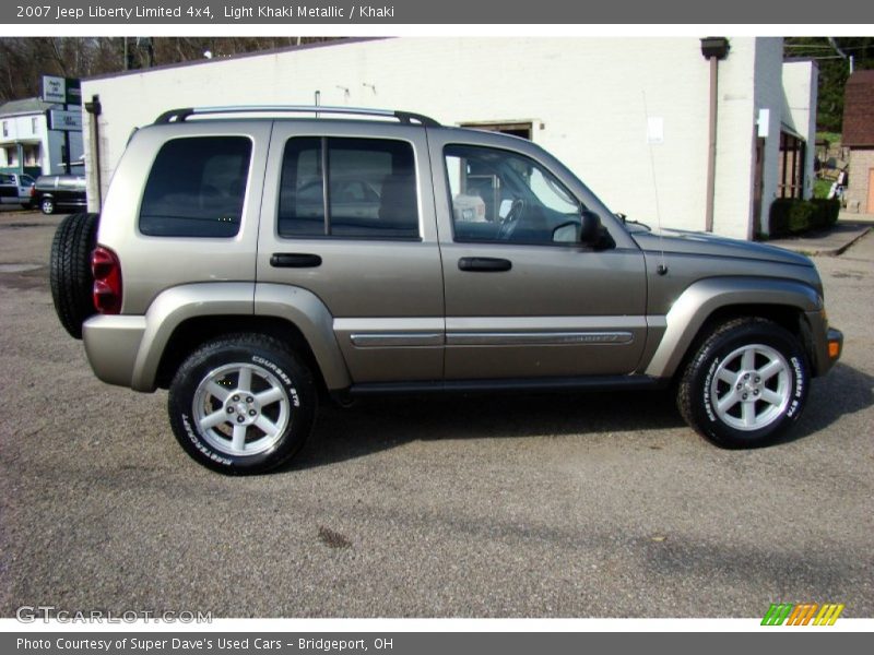Light Khaki Metallic / Khaki 2007 Jeep Liberty Limited 4x4