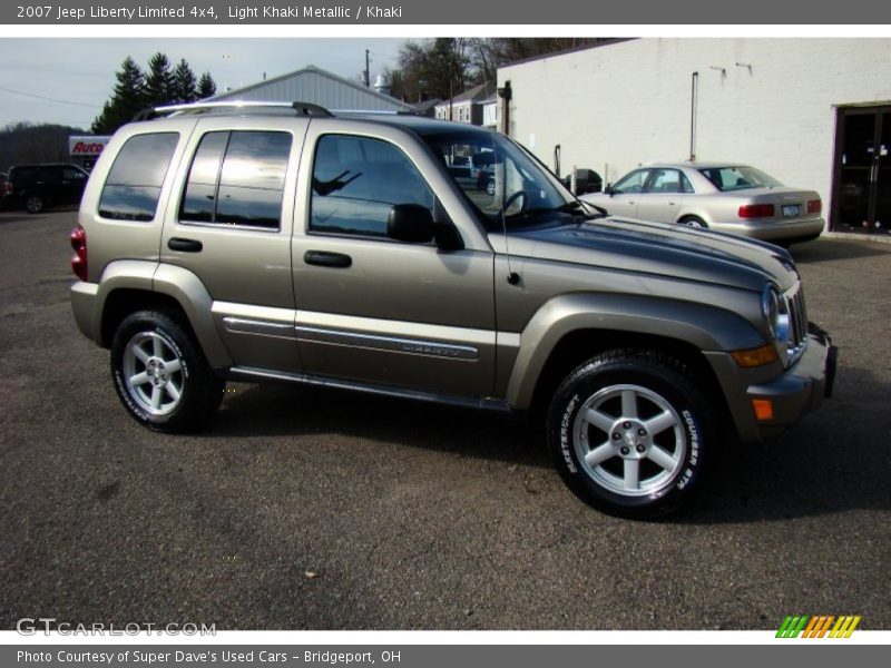 Light Khaki Metallic / Khaki 2007 Jeep Liberty Limited 4x4