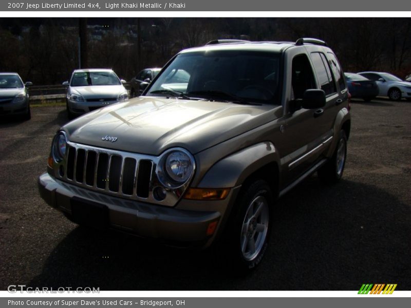 Light Khaki Metallic / Khaki 2007 Jeep Liberty Limited 4x4