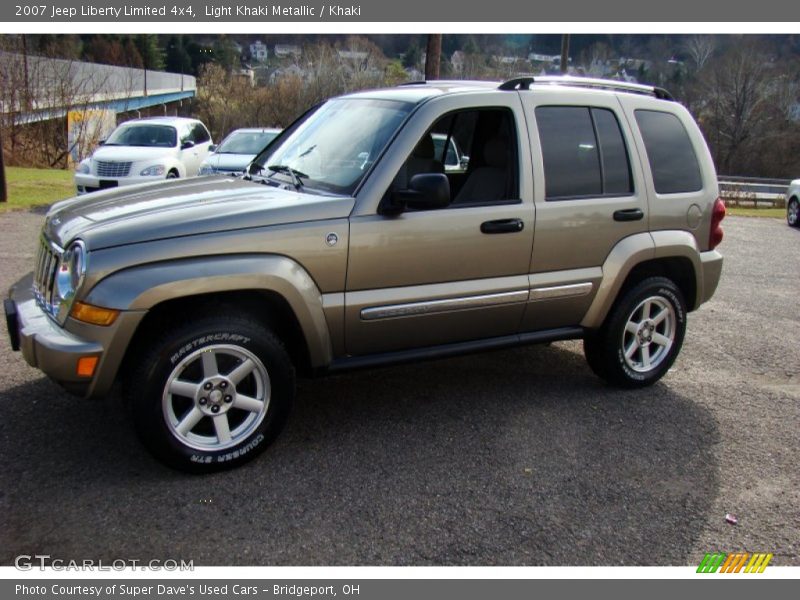 Light Khaki Metallic / Khaki 2007 Jeep Liberty Limited 4x4