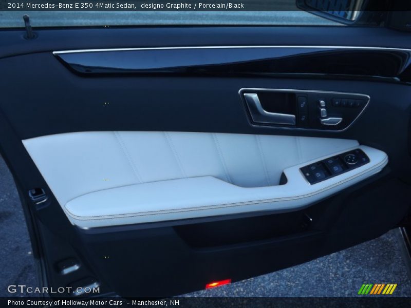 designo Graphite / Porcelain/Black 2014 Mercedes-Benz E 350 4Matic Sedan