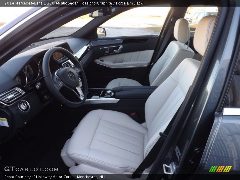 designo Graphite / Porcelain/Black 2014 Mercedes-Benz E 350 4Matic Sedan