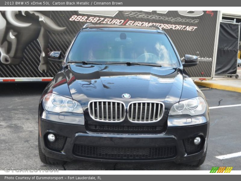 Carbon Black Metallic / Cinnamon Brown 2013 BMW X5 xDrive 50i