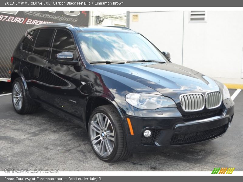 Carbon Black Metallic / Cinnamon Brown 2013 BMW X5 xDrive 50i
