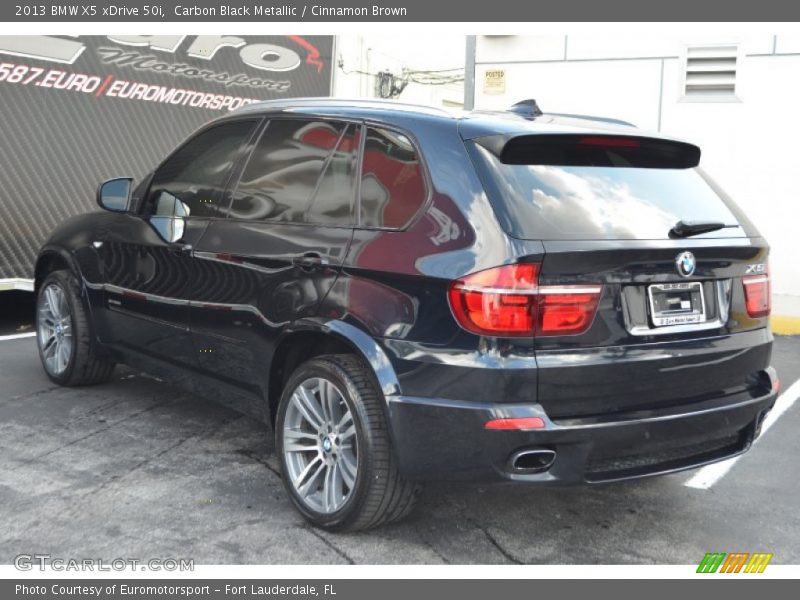 Carbon Black Metallic / Cinnamon Brown 2013 BMW X5 xDrive 50i