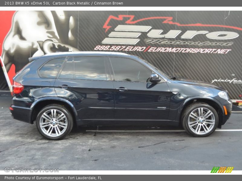 Carbon Black Metallic / Cinnamon Brown 2013 BMW X5 xDrive 50i