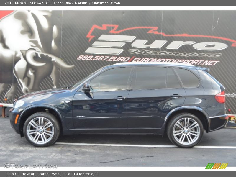 Carbon Black Metallic / Cinnamon Brown 2013 BMW X5 xDrive 50i